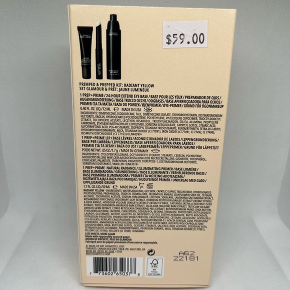 New MAC Primped & Prepped Kit in Radiant Yellow - Picture 6 of 9